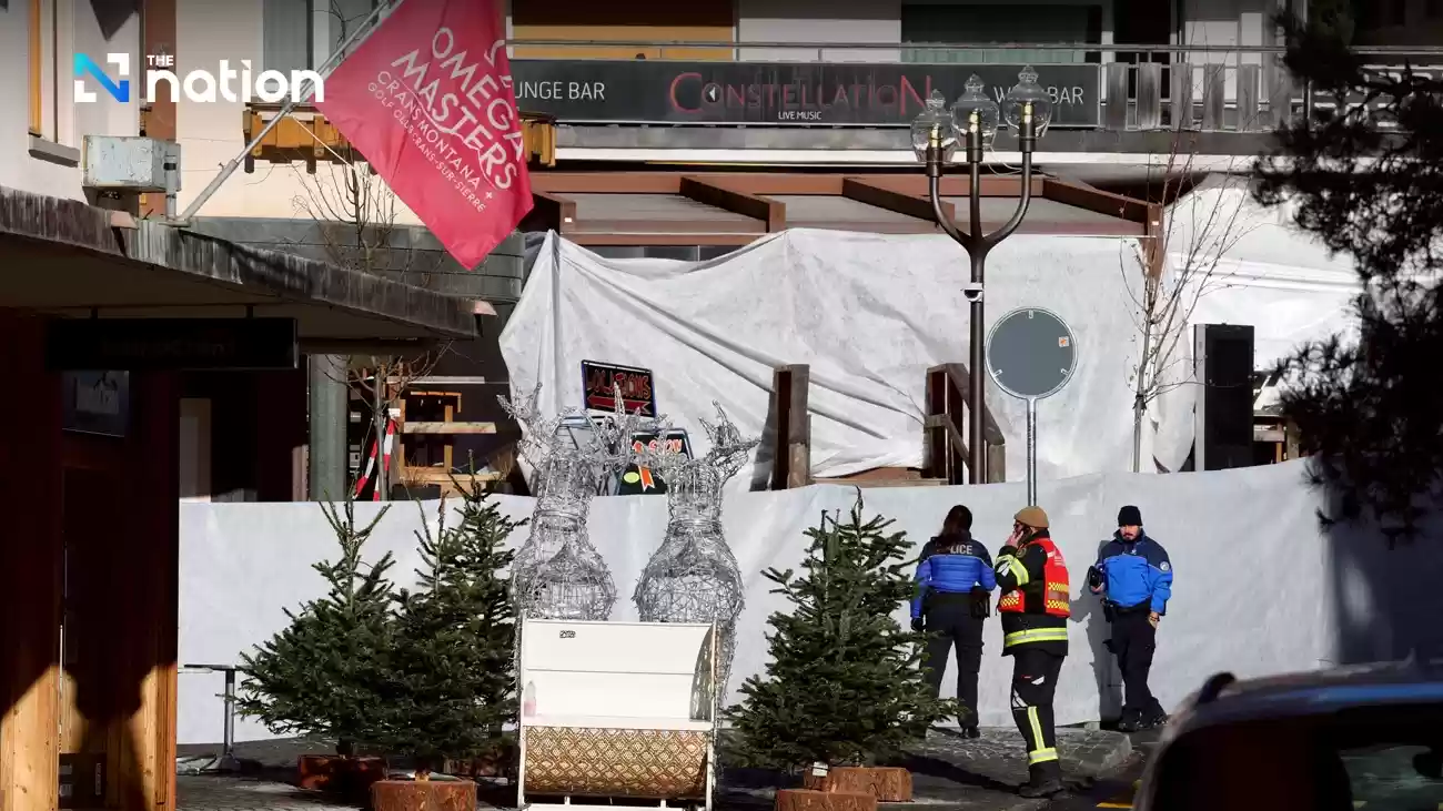 スイスのスキーリゾートのバーで爆発、約40人死亡、100人負傷と警察発表