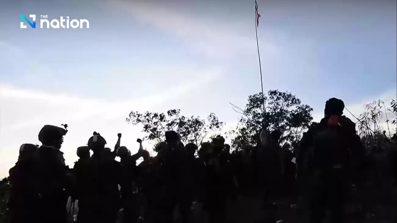 タイ軍、677高地の奪還作戦の映像を公開